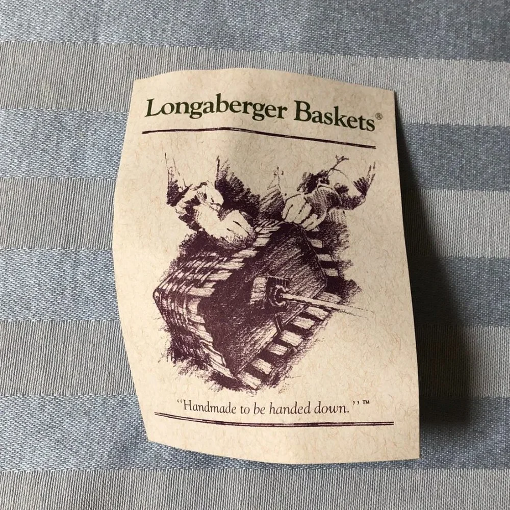 2x Longaberger Baskets + 4 other small wicker baskets (6 total)